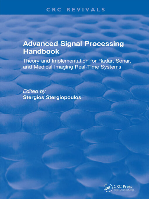 Title details for Advanced Signal Processing Handbook by Stergios Stergiopoulos - Wait list